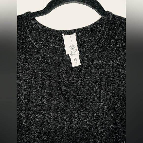 Wynne Lounge Heather Mink chenille tank top soft and cozy with side splits, NIB - Picture 11 of 13